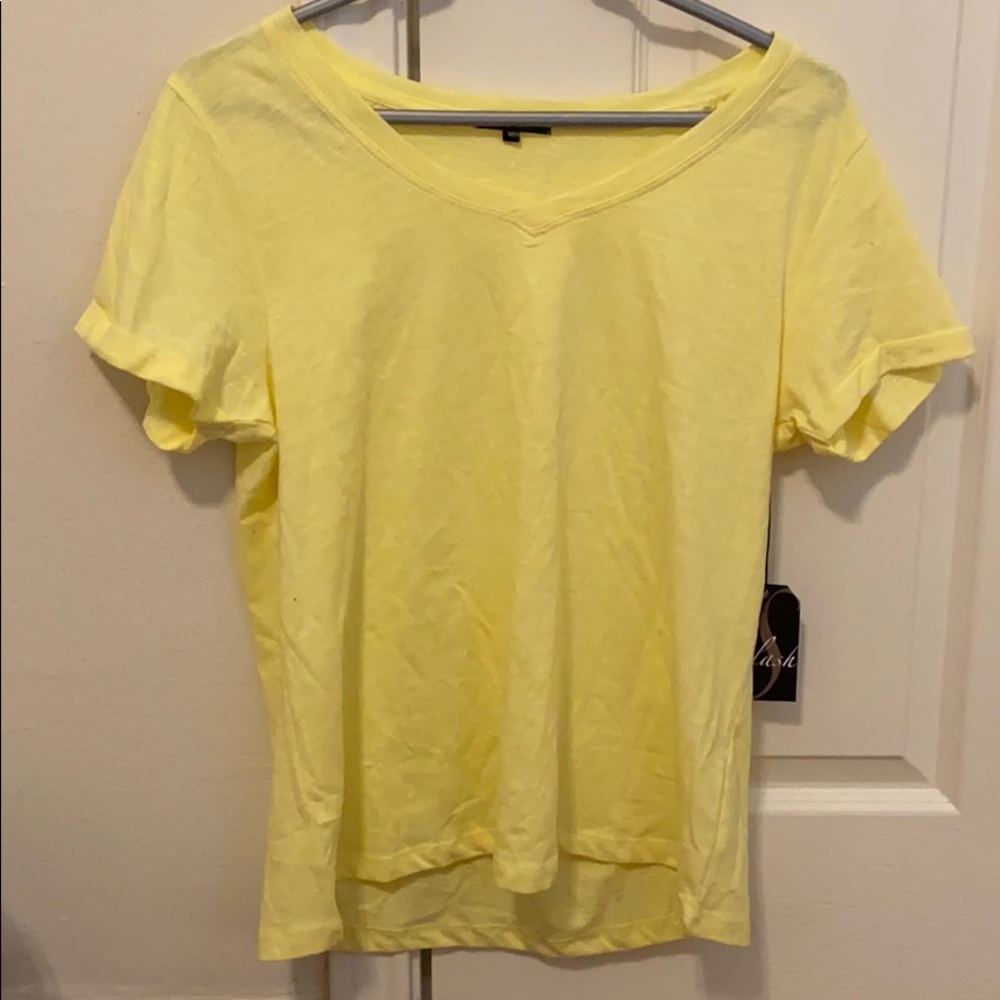 Splash brand paley yellow XL shirt